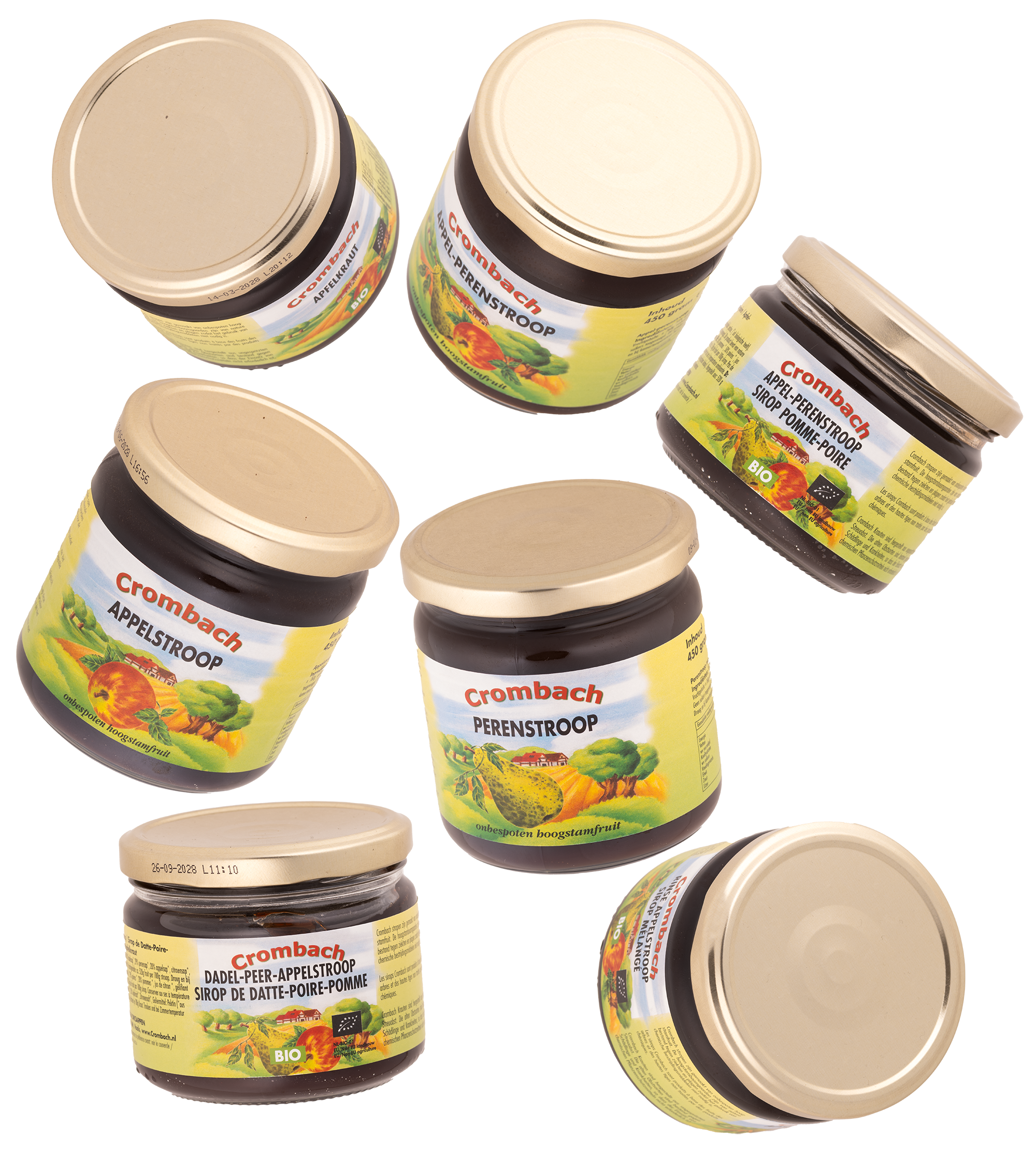 potjes Crombach stroop appels en peren - Crombach stroop