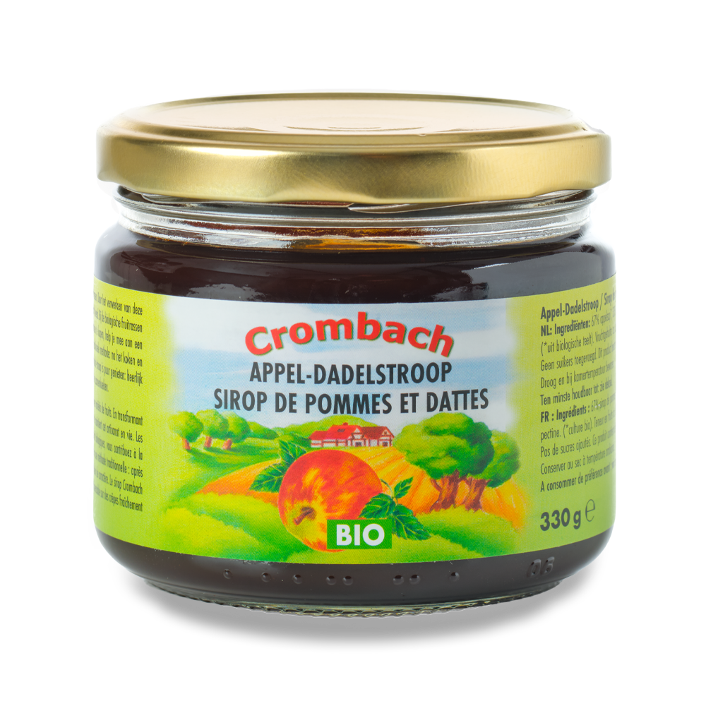 Crombach Stropen - Dadel Appelstroop BIO